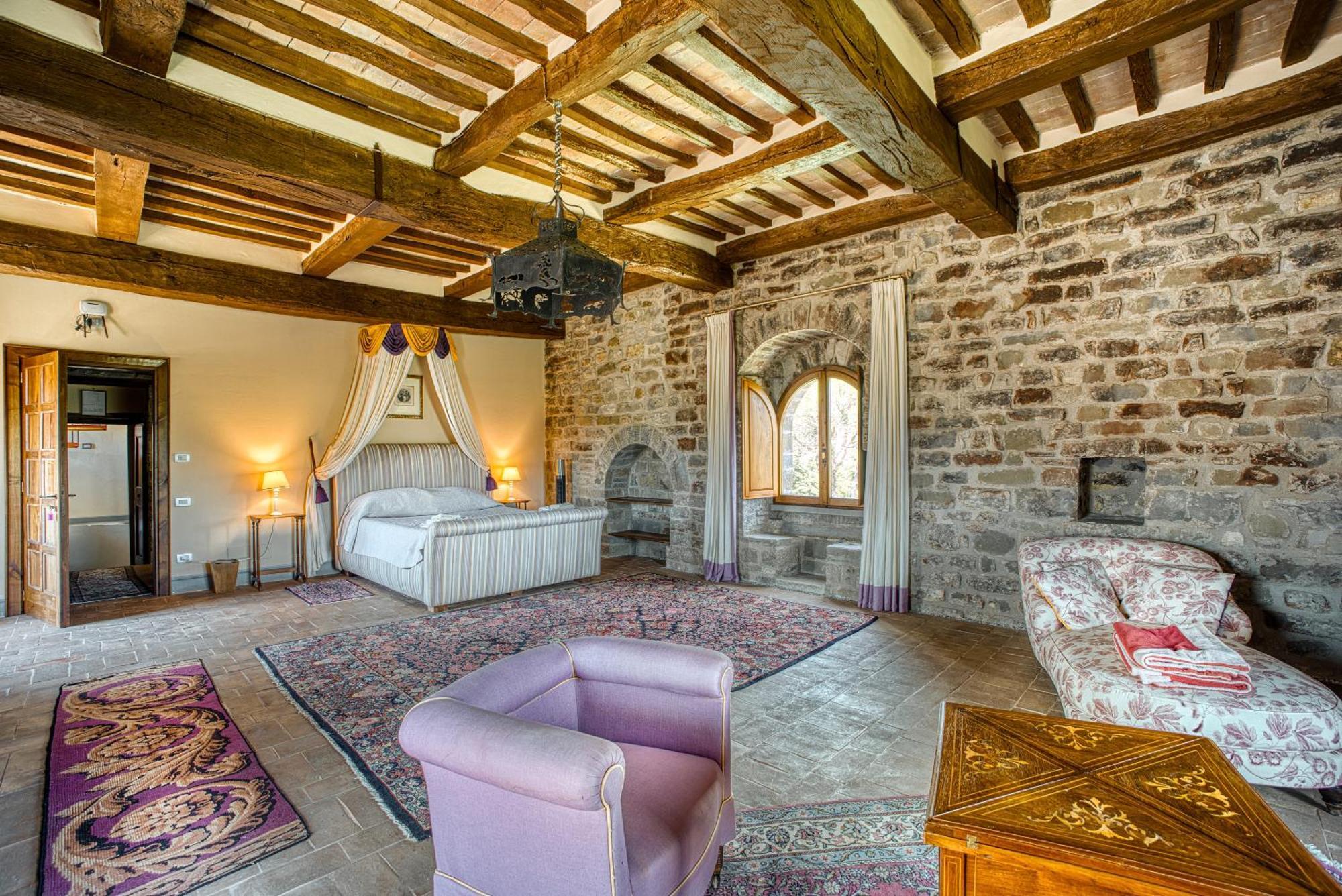 Вилла Castello Di Magrano Губбио Экстерьер фото