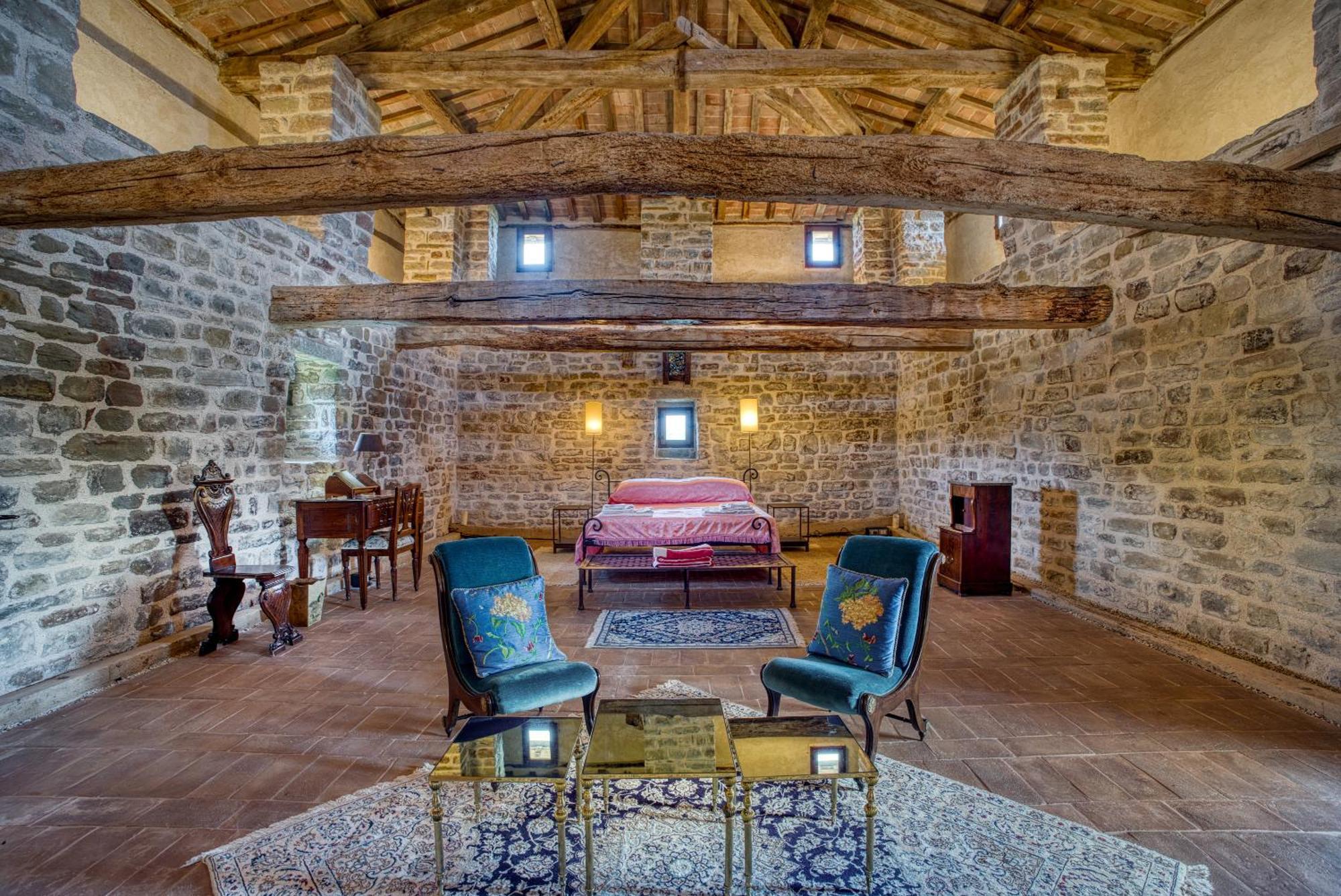 Вилла Castello Di Magrano Губбио Экстерьер фото